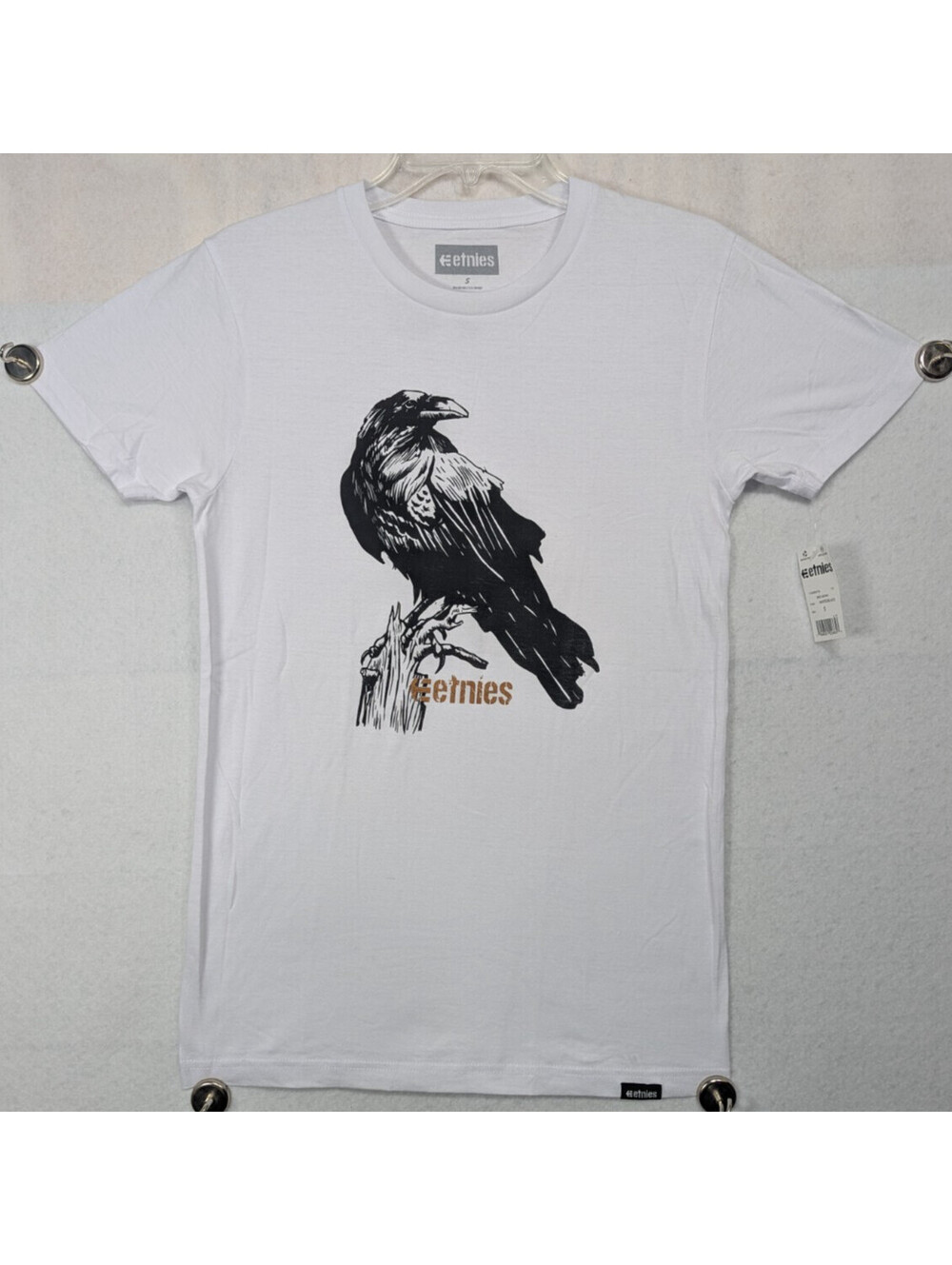 Etnies - Skateboarding - Graphic T-Shirt - Bird Series - Military - Size: S